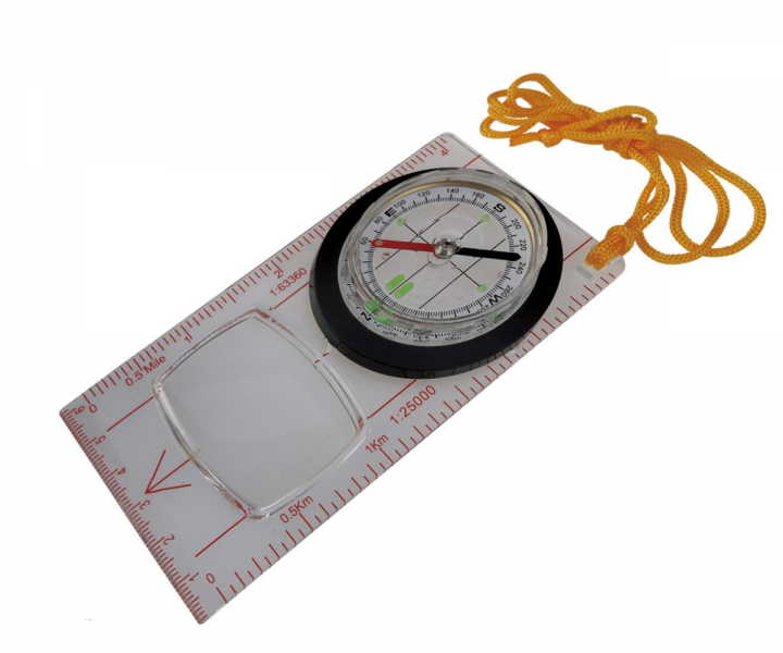 Kompasas AceCamp Fluorescent Map Compass