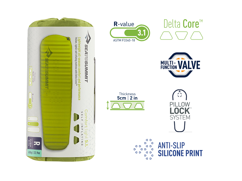 Kilimėlis Sea To Summit Comfort Light Self Inflating Mat