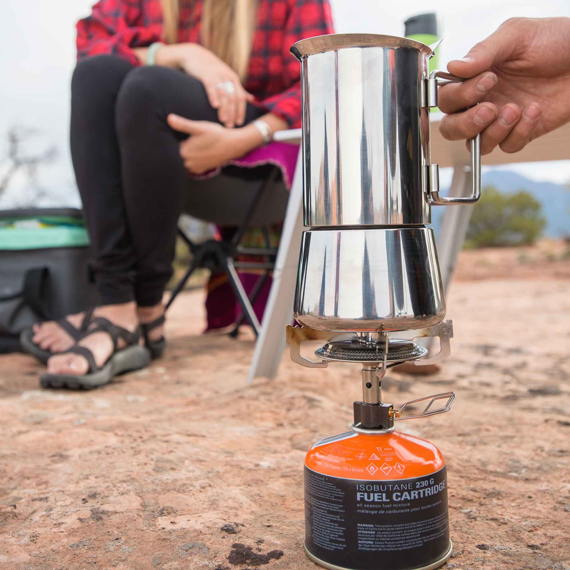 Turistinis kavinukas GSI Outdoors MOKA Espresso Pot