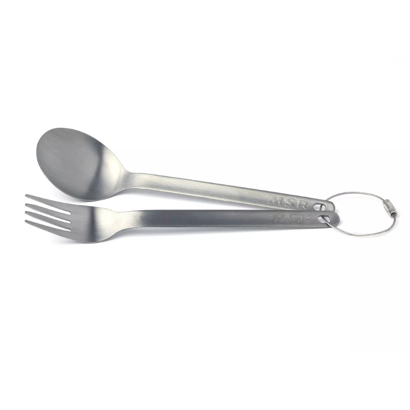 Titano įrankių rinkinys su užrakinamu žiedu – 28 g | Lengvi turistiniai įrankiai  | Aktyvauk